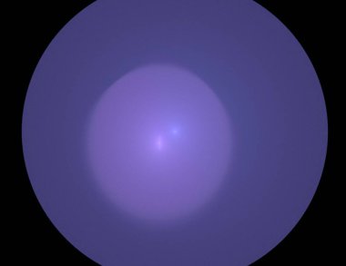 Siyah Renk Üzerine Bir Dijital Fraktal Resmi