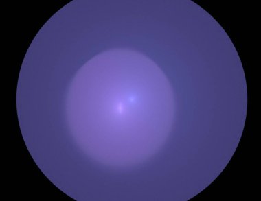 Siyah Renk Üzerine Bir Dijital Fraktal Resmi