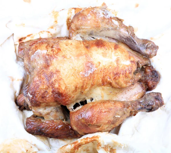 在 lavash 中的鸡肉烧烤 — 图库照片