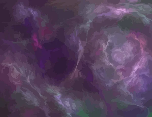 Een illustratie van digitale fractal met multicolor — Stockvector
