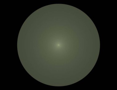 Siyah Renk Üzerine Bir Dijital Fraktal Resmi