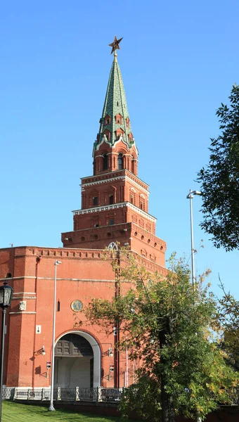 Torre do Kremlin no fundo do céu — Fotografia de Stock