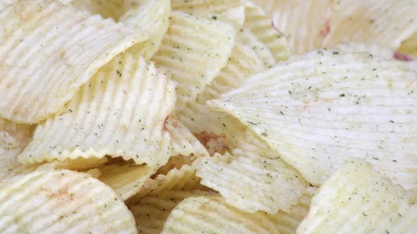 Potato chips horizontal  texture — Stock Photo, Image