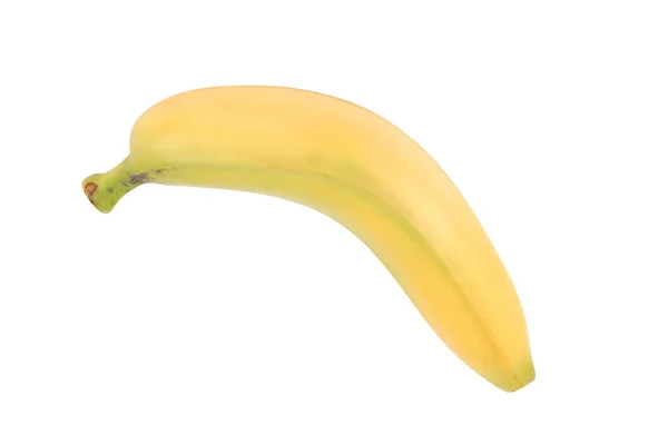 Banana amarela isolada sobre branco — Fotografia de Stock
