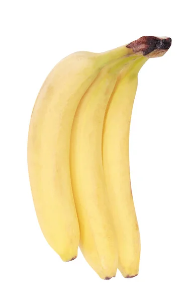 Veel gele banaan geïsoleerd — Stockfoto