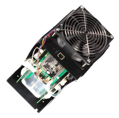 beyaz arkaplanda izole edilmiş elektronik aygıt