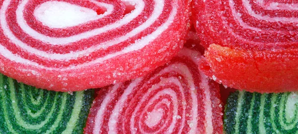 Multicolor Fruit Jelly în timpul zilei uscate — Fotografie, imagine de stoc