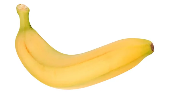 노란색의 바나나 격리 마른 날에 — 스톡 사진
