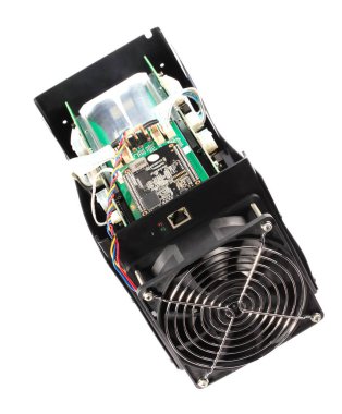 beyaz arkaplanda izole edilmiş elektronik aygıt