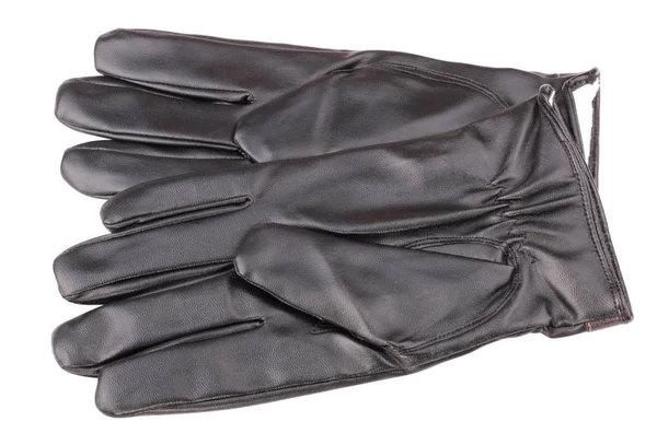 Δερμάτινα γάντια απομονωμένοι σε ξηρά ημέρα — Φωτογραφία Αρχείου
