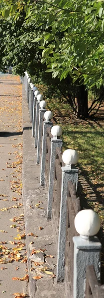 Park im Herbst bei trockenem Wetter — Stockfoto