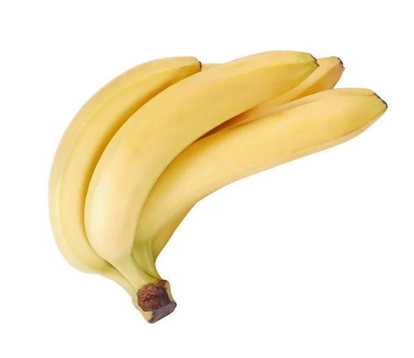 Viele gelbe Bananen isoliert bei trockenem, sonnigem Tag — Stockfoto
