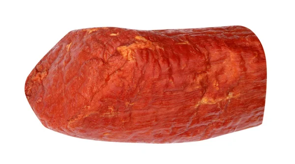 Piece of Boiled and Smoked Meat Isolated — Stock Photo, Image