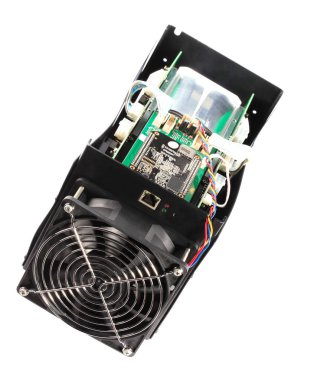 beyaz arkaplanda izole edilmiş elektronik aygıt