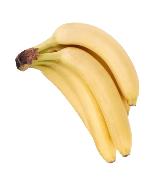 Veel gele banaan geïsoleerd — Stockfoto