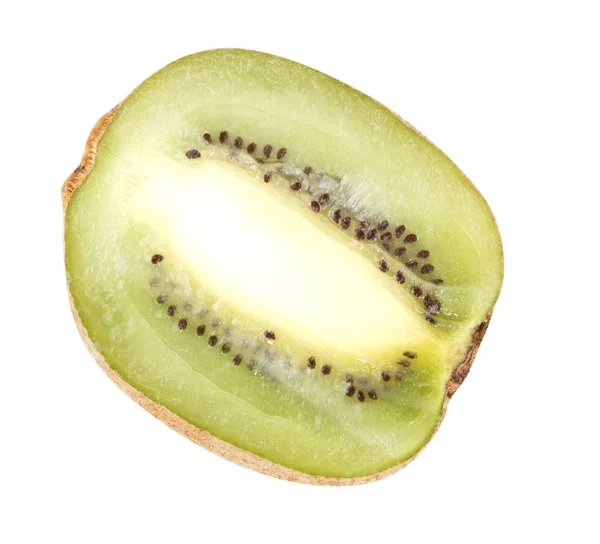 Kiwi crudo isolato su bianco — Foto Stock