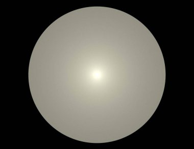 Siyah Renk Üzerine Bir Dijital Fraktal Resmi