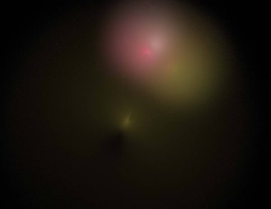 Siyah Renk Üzerine Bir Dijital Fraktal Resmi