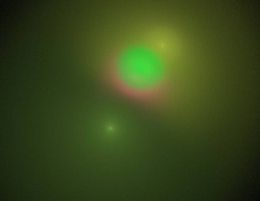 Siyah Renk Üzerine Bir Dijital Fraktal Resmi