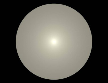 Siyah Renk Üzerine Bir Dijital Fraktal Resmi