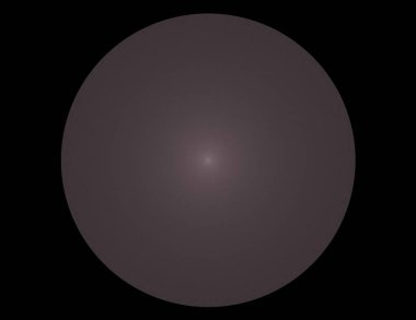 Siyah Renk Üzerine Bir Dijital Fraktal Resmi