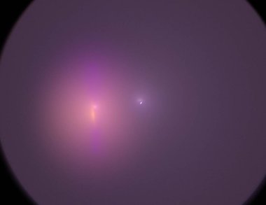 Siyah Renk Üzerine Bir Dijital Fraktal Resmi