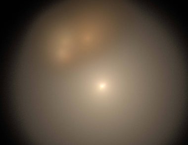 Siyah Renk Üzerine Bir Dijital Fraktal Resmi