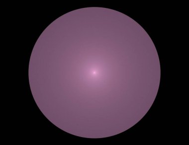 Siyah Renk Üzerine Bir Dijital Fraktal Resmi