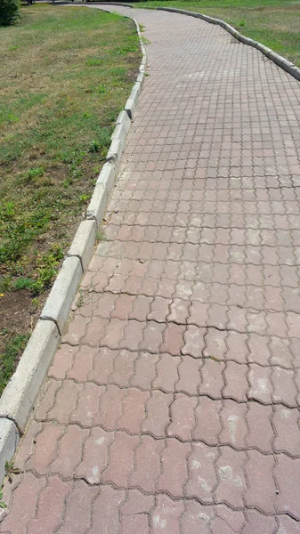 Path in Park at dry day — Stock Photo, Image