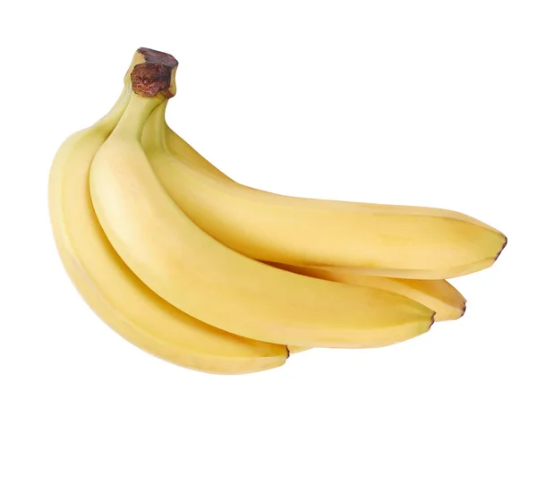 Veel gele banaan geïsoleerd op droge zonnige dag — Stockfoto