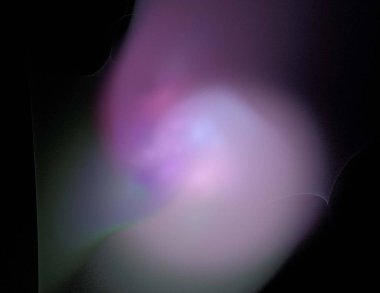 Siyah Renk Üzerine Bir Dijital Fraktal Resmi