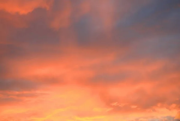 Solnedgång himmel på sommaren — Stockfoto