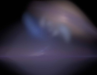 Siyah Renk Üzerine Bir Dijital Fraktal Resmi