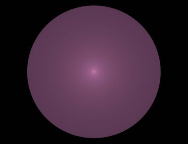 Siyah Renk Üzerine Bir Dijital Fraktal Resmi