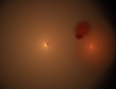 Siyah Renk Üzerine Bir Dijital Fraktal Resmi