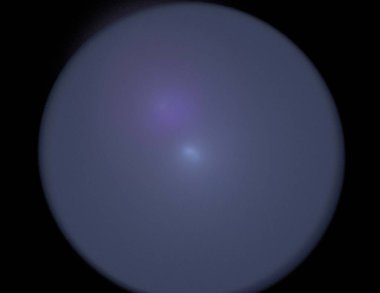 Siyah Renk Üzerine Bir Dijital Fraktal Resmi