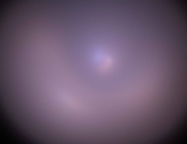 Siyah Renk Üzerine Bir Dijital Fraktal Resmi