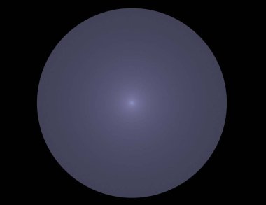 Siyah Renk Üzerine Bir Dijital Fraktal Resmi