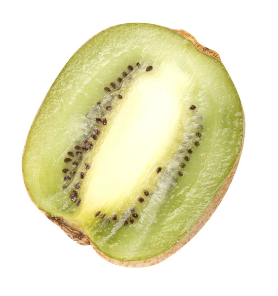 Kiwi crudo isolato su bianco — Foto Stock