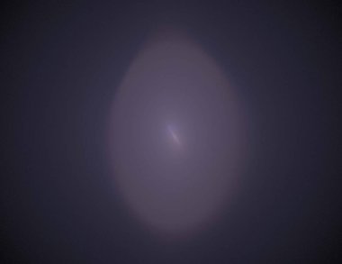 Siyah Renk Üzerine Bir Dijital Fraktal Resmi