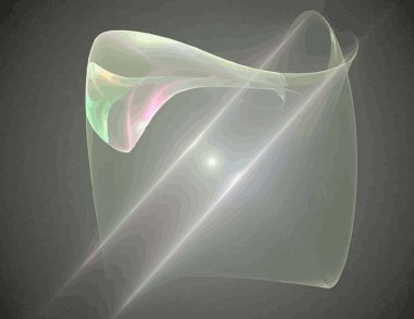 Dijital fraktal ile çok renkli bir çizimi