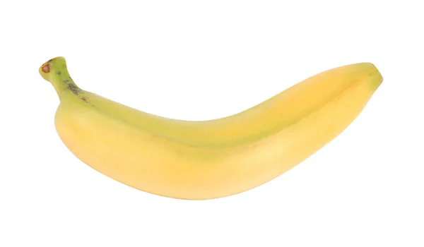 白で隔離される黄色のバナナ — ストック写真