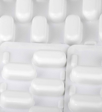 blister içinde birçok Tablet