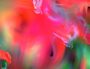 Siyah Renk Üzerine Bir Dijital Fraktal Resmi