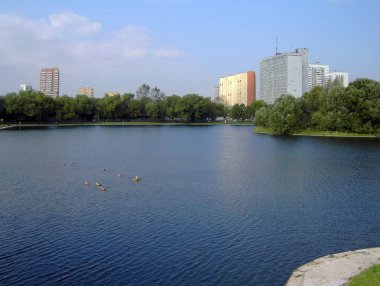Şehir parkında yaz