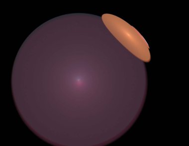 Siyah Renk Üzerine Bir Dijital Fraktal Resmi