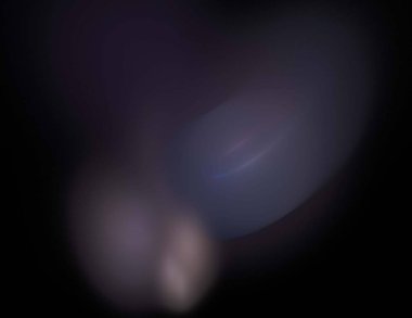 Siyah Renk Üzerine Bir Dijital Fraktal Resmi