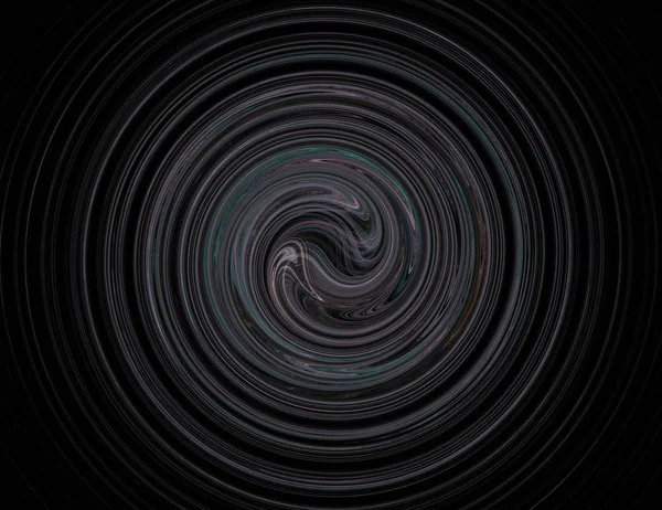 Obraz jednego cyfrowego fraktalu na czarnym kolorze — Zdjęcie stockowe