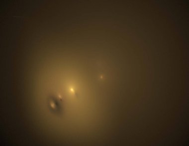 Siyah Renk Üzerine Bir Dijital Fraktal Resmi