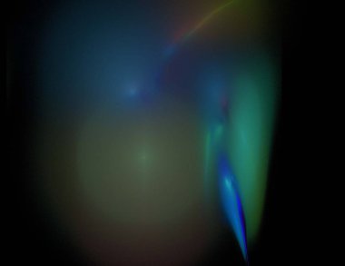 Siyah Renk Üzerine Bir Dijital Fraktal Resmi